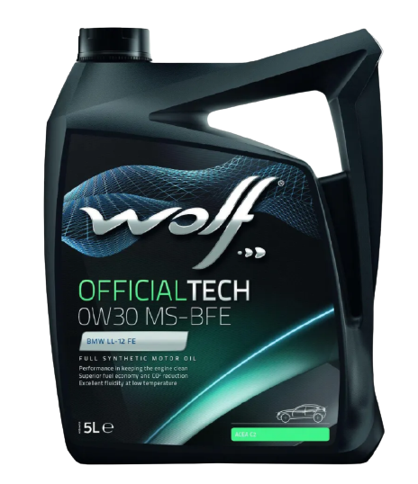 Моторное масло Wolf OfficialTech 0W-30 MS-BFE, 5л